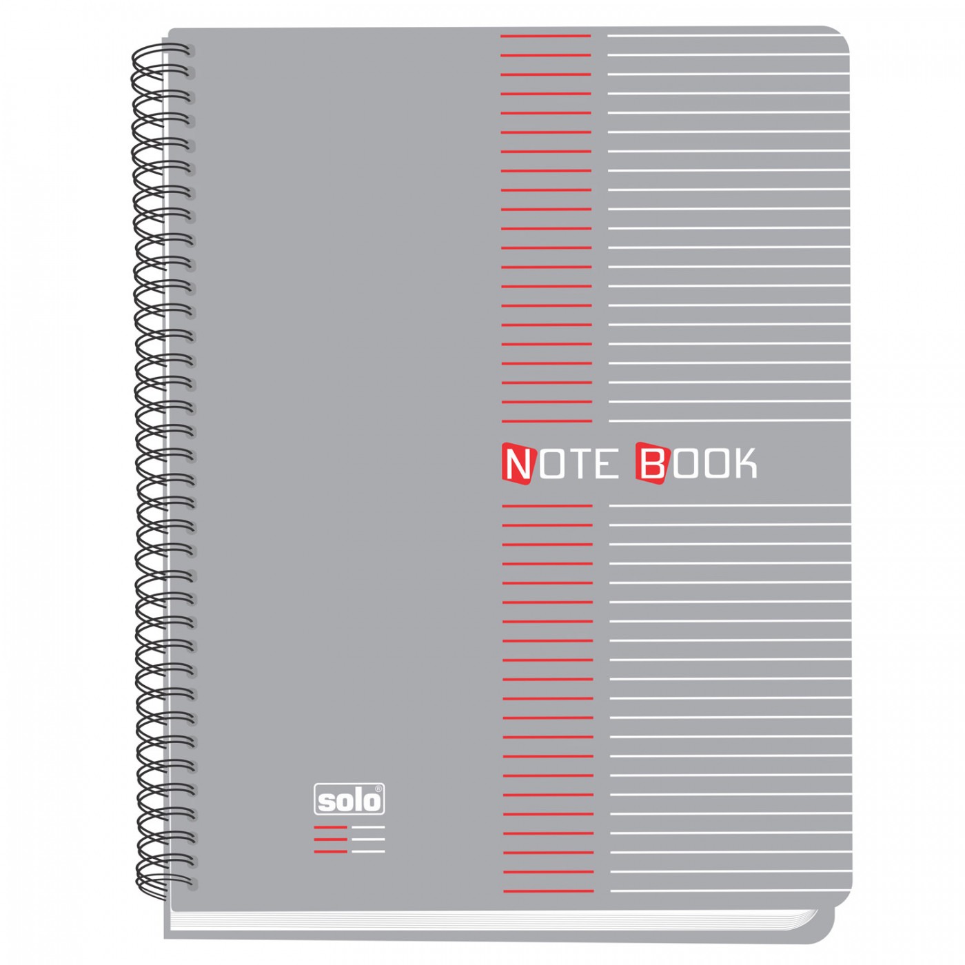 Solo spiral A5 100 pages notebook (Pack of 10)